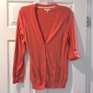 Womens button up slouchy cardigan with pockets